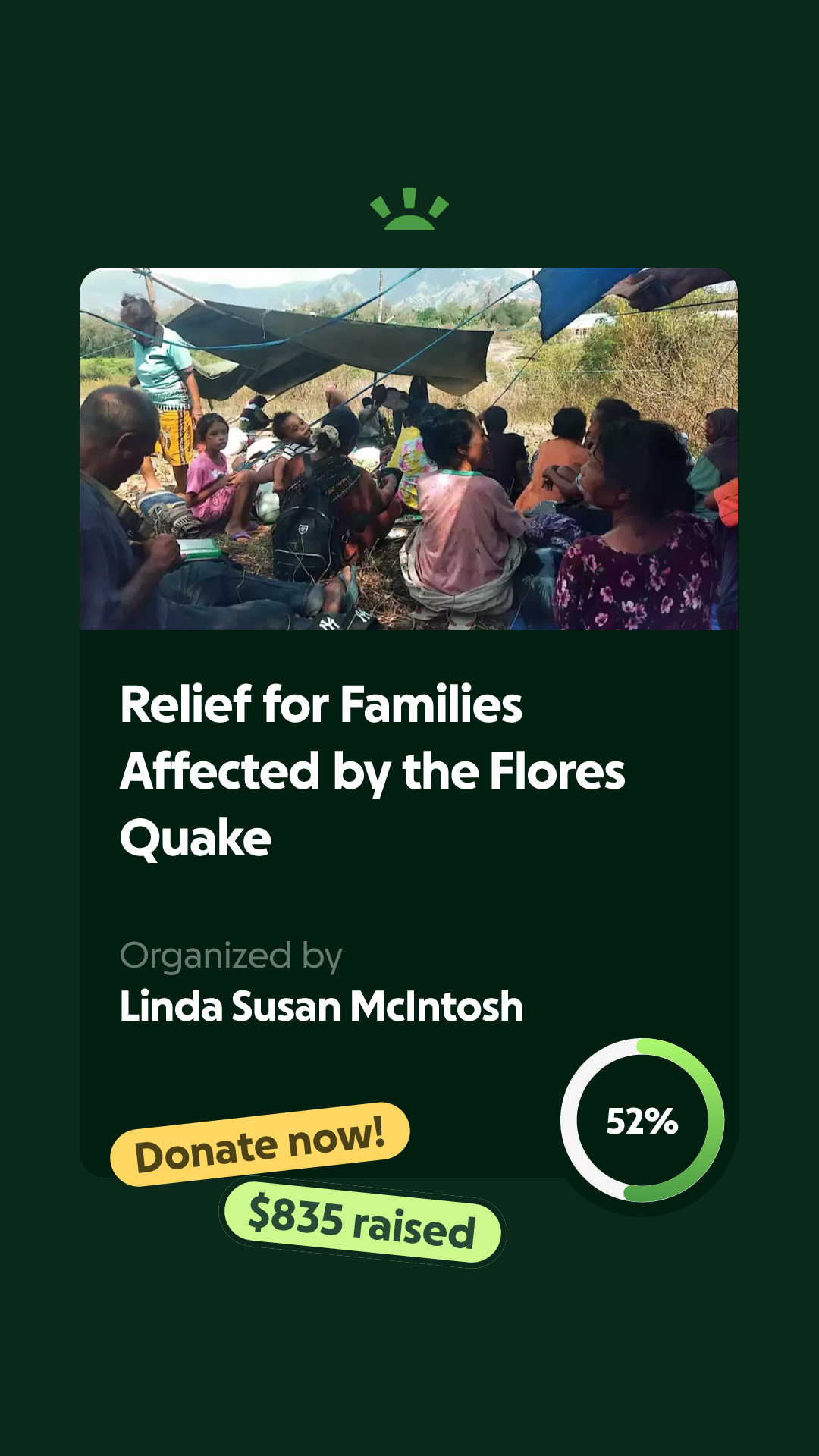 GoFundMe Drive for Donations for Families Affected by the Aug 15 Earthquake