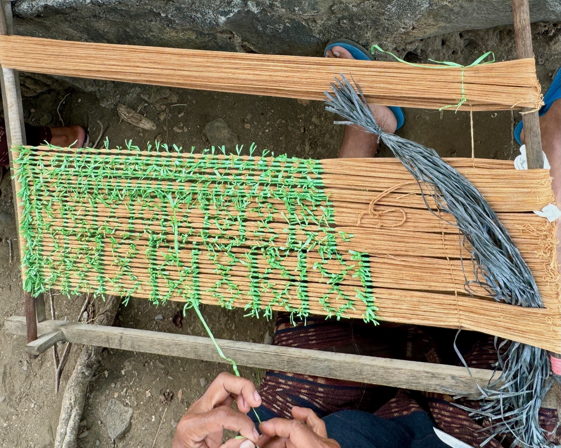 Workshop: Different Steps of Handwoven Textile Production of Ile Api, Lembata Regency